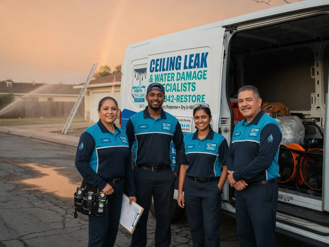 Ceiling Leak Cleanup company in Redford, MI