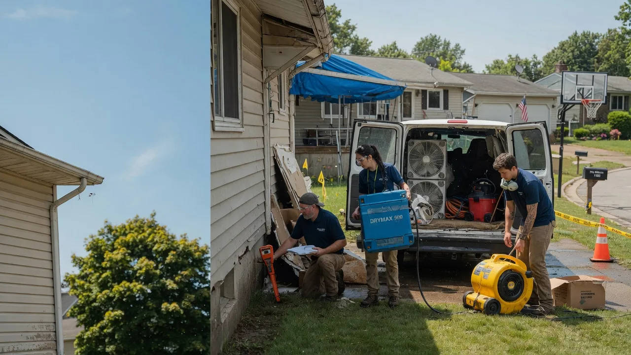 Ceiling Leak Cleanup in Redford, MI near me